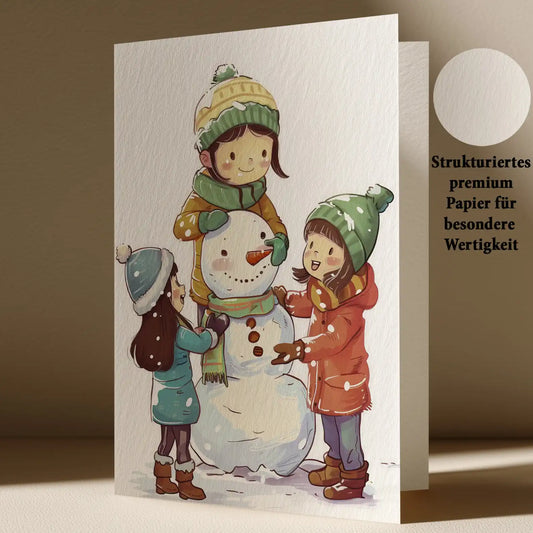 Grußkarte mit Weihnachts Motiv