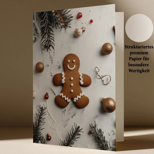 Grußkarte mit Weihnachts Motiv