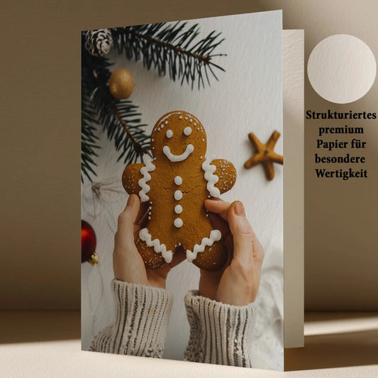 Grußkarte mit Weihnachts Motiv