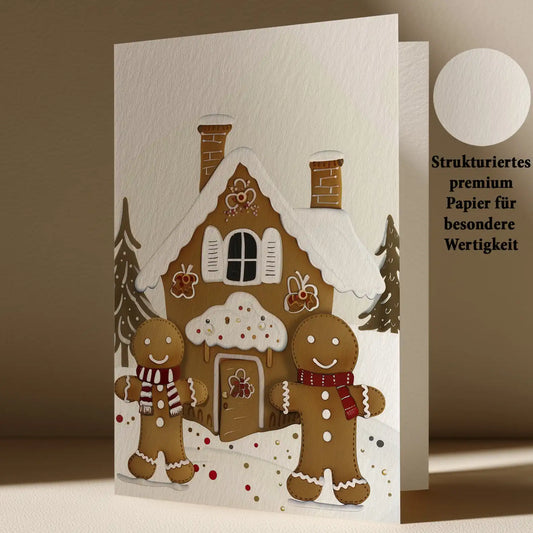 Grußkarte mit Weihnachts Motiv