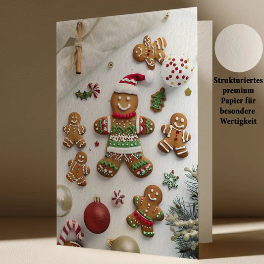 Grußkarte mit Weihnachts Motiv