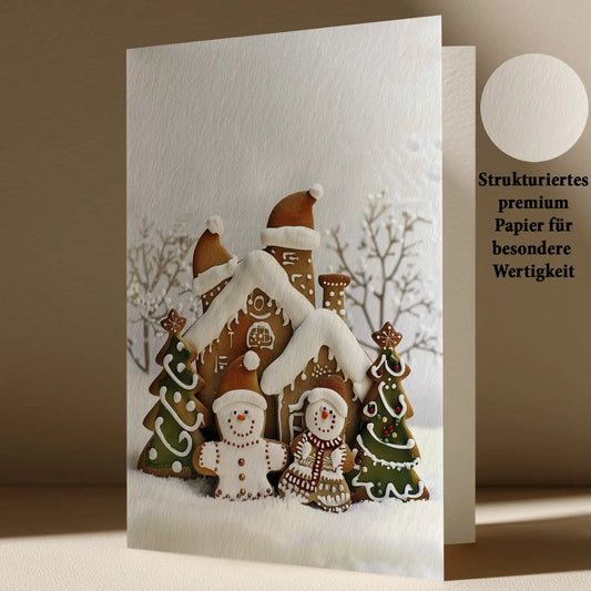 Grußkarte mit Weihnachts Motiv