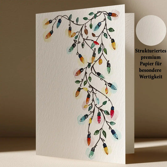 Grußkarte mit Weihnachts Motiv