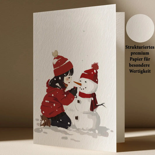 Grußkarte mit Weihnachts Motiv