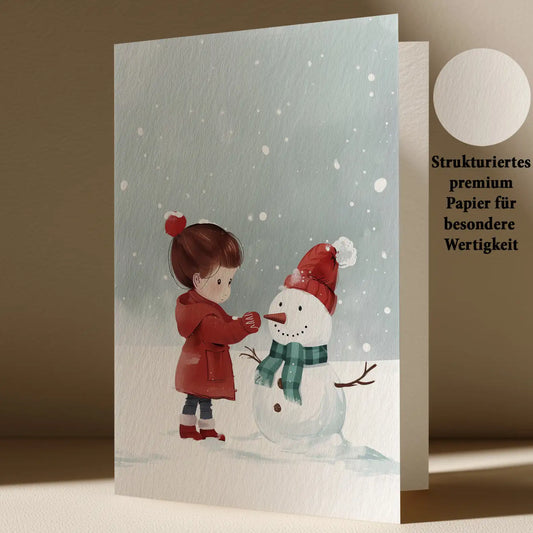Grußkarte mit Weihnachts Motiv