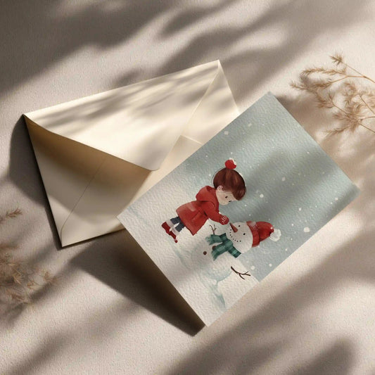Grußkarte mit Weihnachts Motiv