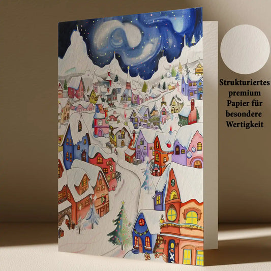 Grußkarte mit Weihnachts Motiv