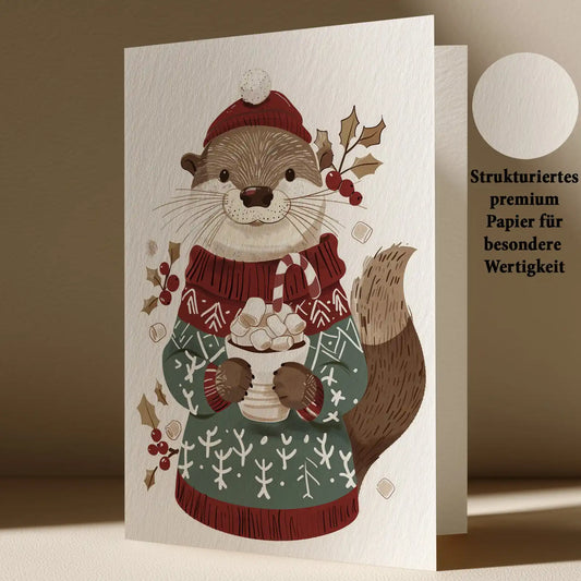Grußkarte mit Weihnachts Motiv