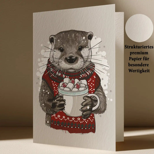 Grußkarte mit Weihnachts Motiv