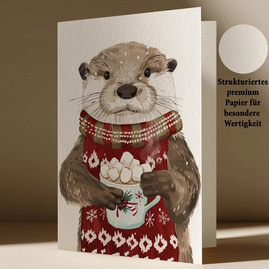 Grußkarte mit Weihnachts Motiv