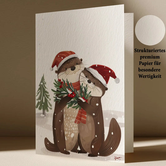 Grußkarte mit Weihnachts Motiv