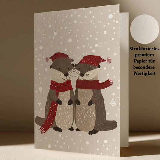 Grußkarte mit Weihnachts Motiv