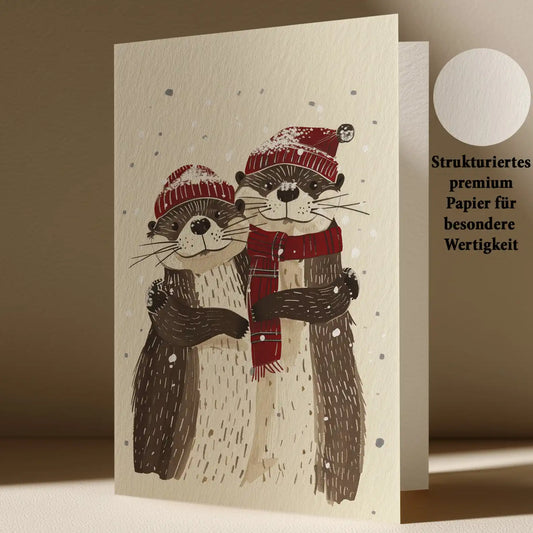 Grußkarte mit Weihnachts Motiv