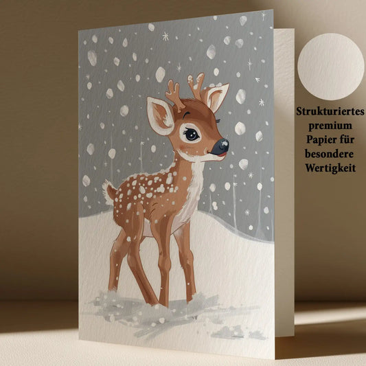 Grußkarte mit Weihnachts Motiv