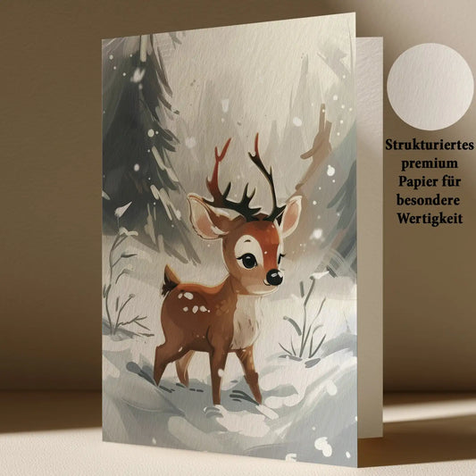 Grußkarte mit Weihnachts Motiv