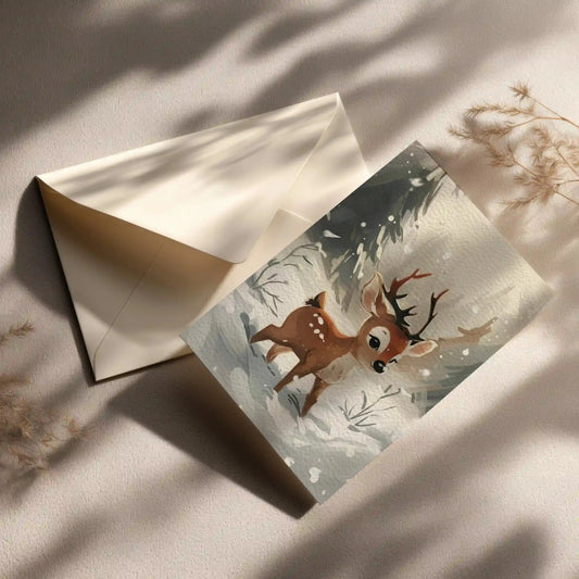 Grußkarte mit Weihnachts Motiv