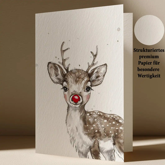 Grußkarte mit Weihnachts Motiv