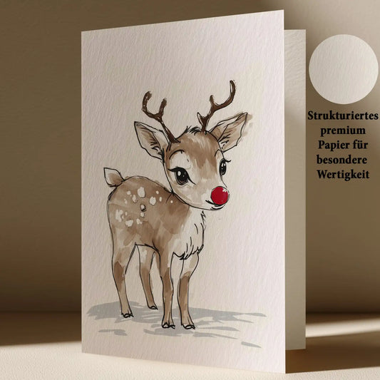 Grußkarte mit Weihnachts Motiv