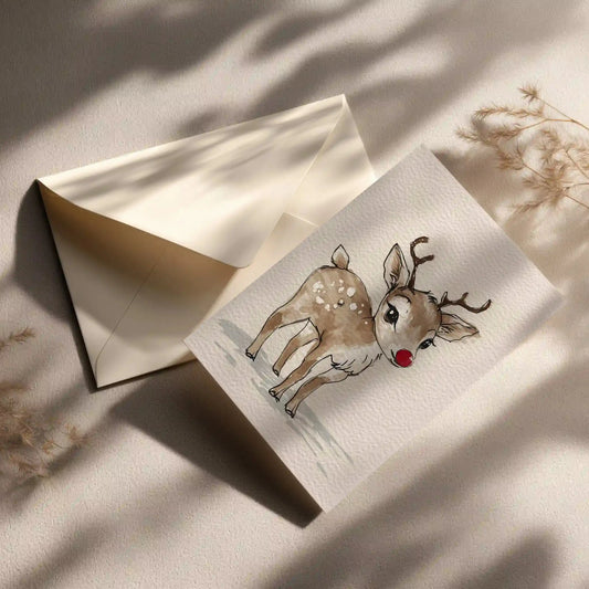Grußkarte mit Weihnachts Motiv