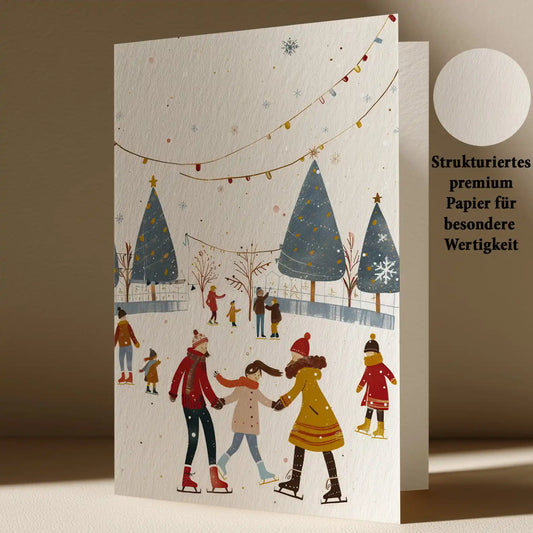 Grußkarte mit Weihnachts Motiv