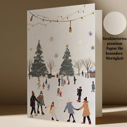 Grußkarte mit Weihnachts Motiv