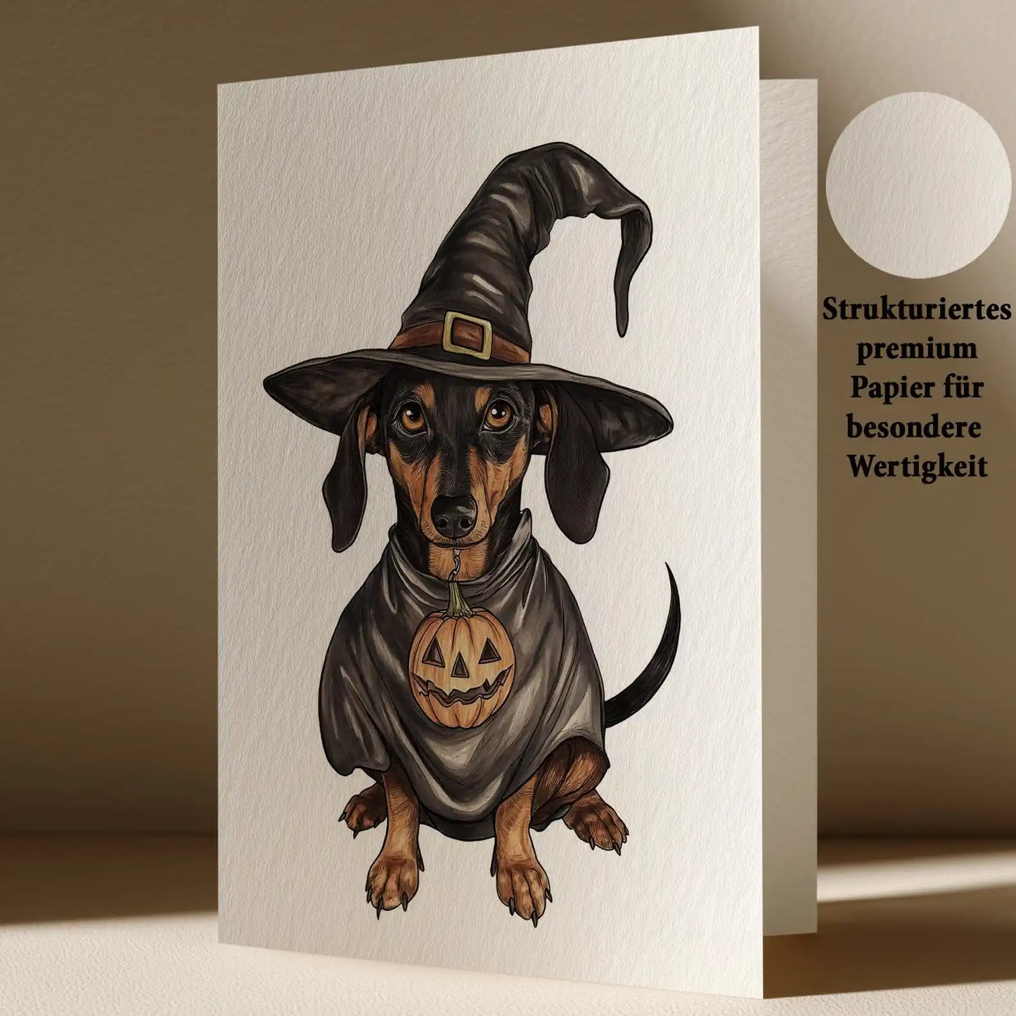 Grußkarte mit Halloween Motiv