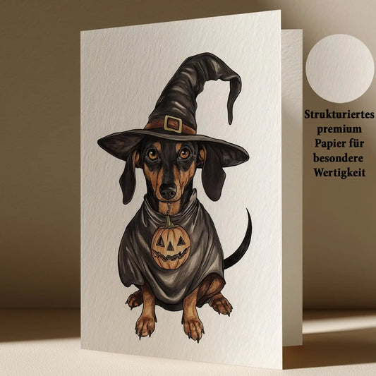Grußkarte mit Halloween Motiv