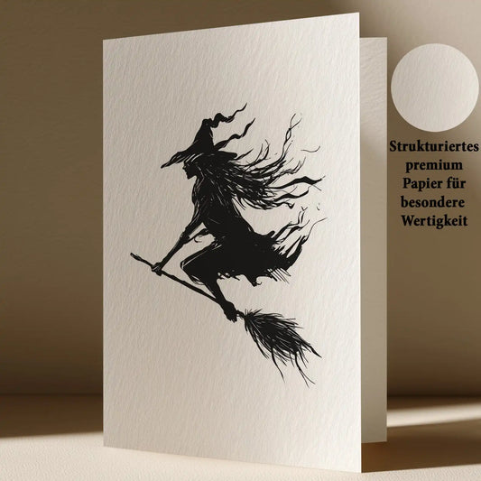 Grußkarte mit Halloween Motiv
