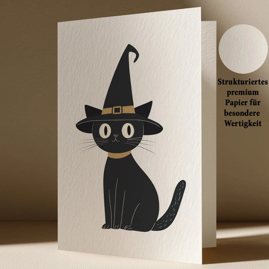 Grußkarte mit Halloween Motiv