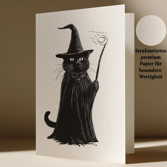 Grußkarte mit Halloween Motiv