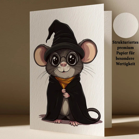 Grußkarte mit Halloween Motiv