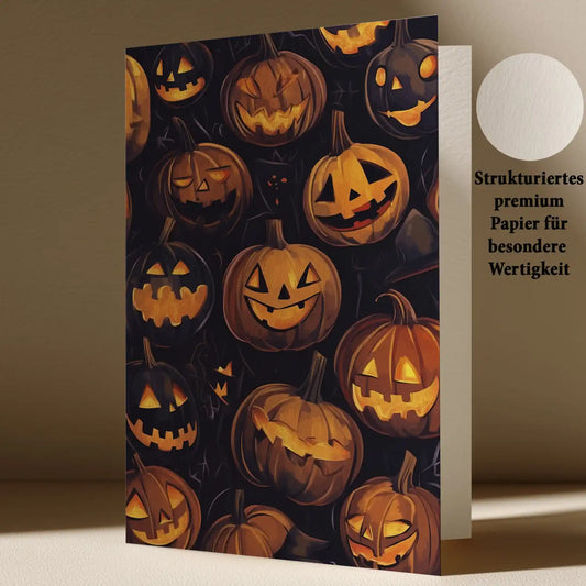 Grußkarte mit Halloween Motiv
