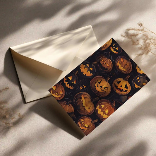 Grußkarte mit Halloween Motiv