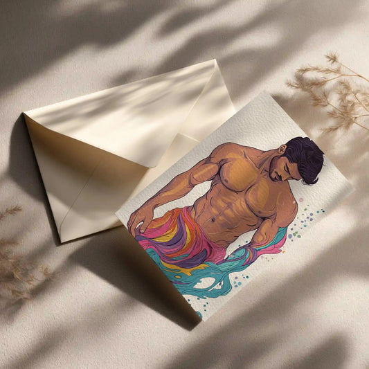 Grußkarte mit LGBTQ Motiv
