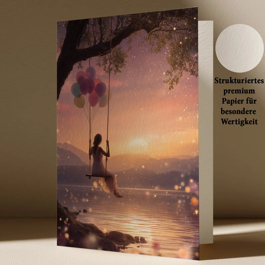 Grußkarte mit Natur Motiv