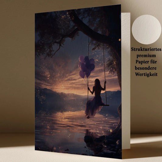 Grußkarte mit Natur Motiv