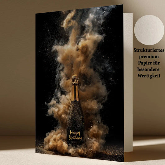 Grußkarte mit Geburtstags Motiv