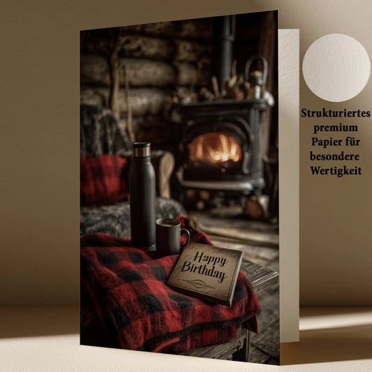 Grußkarte mit Geburtstags Motiv