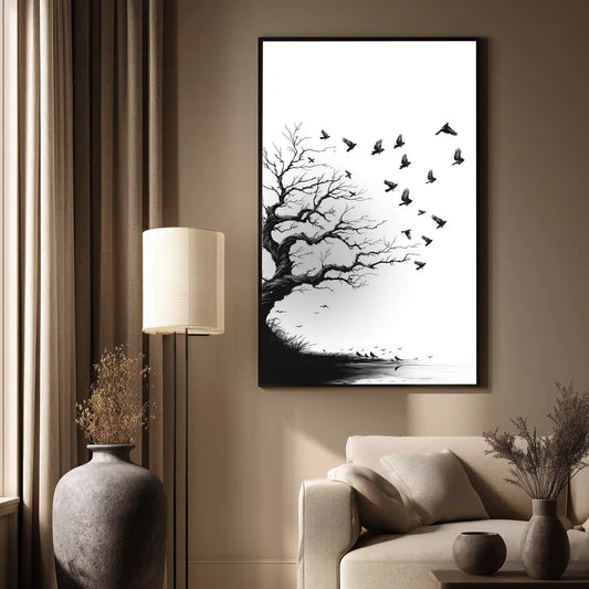 Wandbild Monochrom Kunstdruck Fine Art