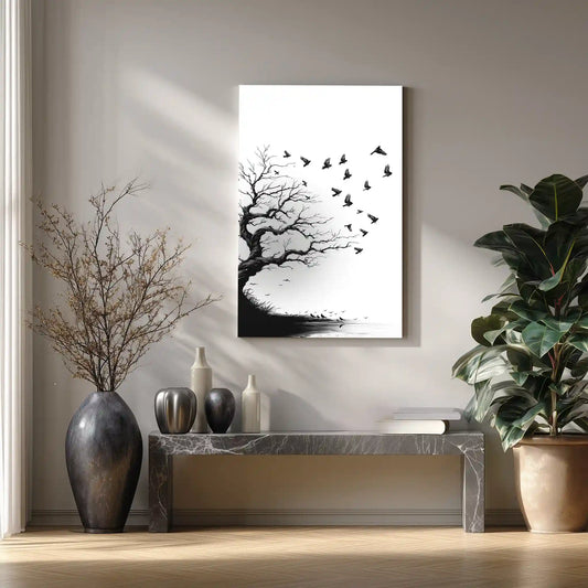 Wandbild Monochrom Kunstdruck Fine Art