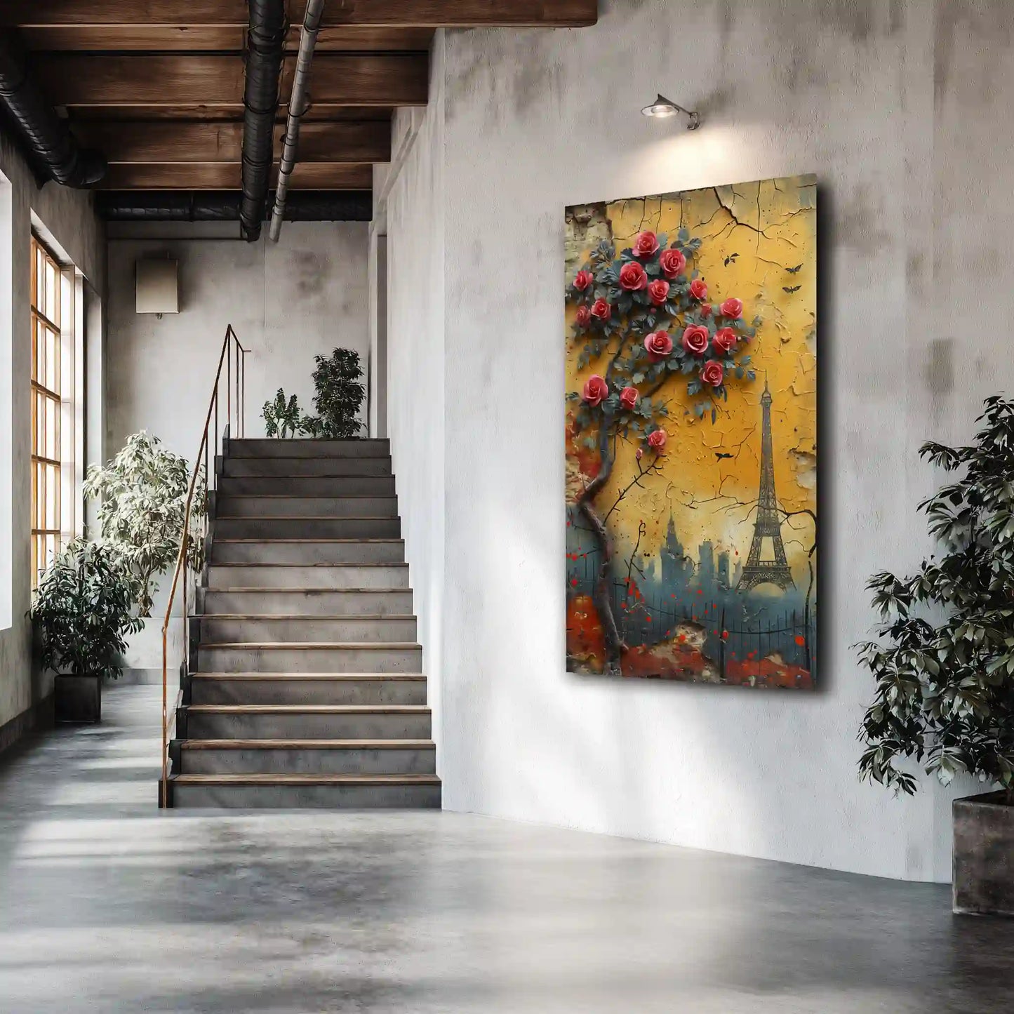 Leinwandbild Paris Motiv Abstrakt