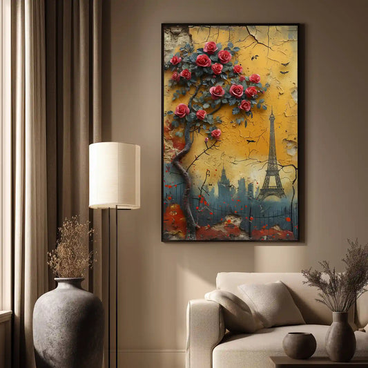 Leinwandbild Paris Motiv Abstrakt