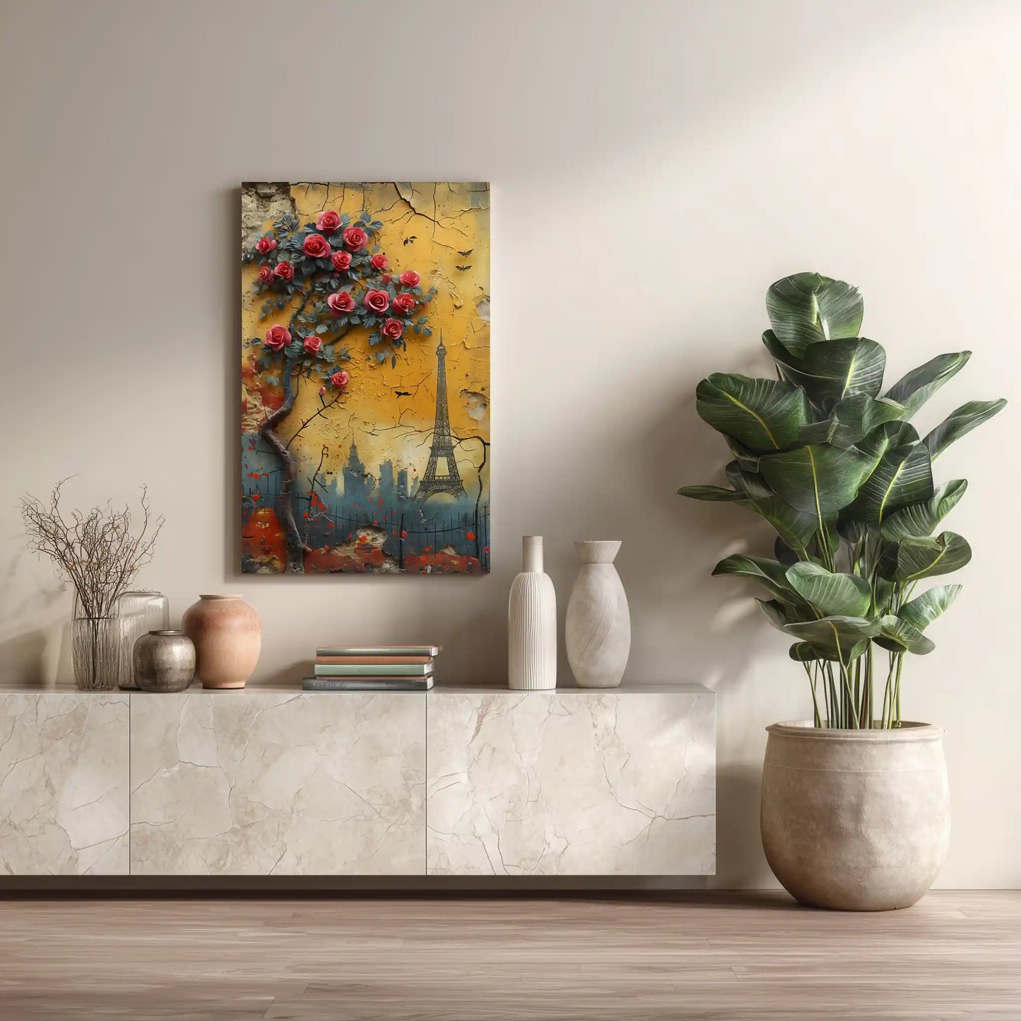 Leinwandbild Paris Motiv Abstrakt